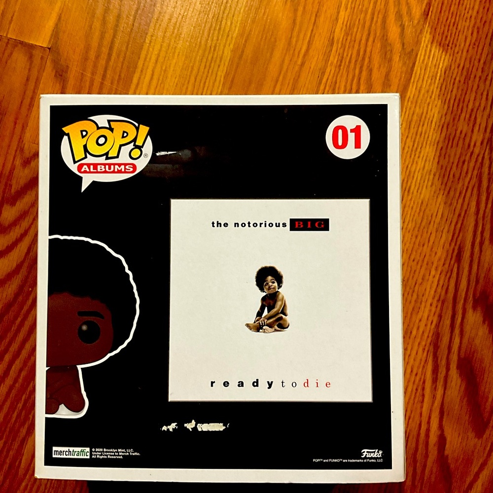 Biggie Smalls Album FUNKO POP Ready to Die
Sealed brand new